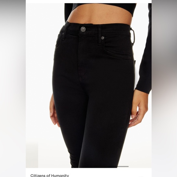 Citizens of Humanity- Black Isola bootcut jeans, size 25, inseam: 31”Never worn - Picture 5 of 11